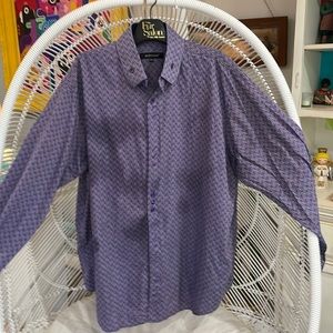 Men’s purple Bogosse button-down